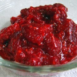 Fresh Raspberry Sauce, Easy!  Pleasy!  Sugar Free. recipe