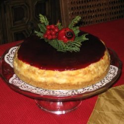 Vanilla Bean Cheesecake & Ruby Topping recipe