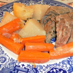 Kate's Moist and Tender Corned Beef, Cabbage, and Vegetables recipe