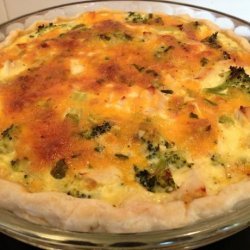 Chicken and Broccoli Quiche recipe
