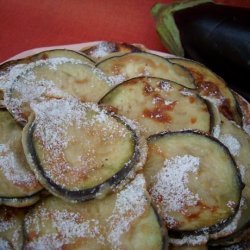 Fried Eggplant  With Powdered Sugar recipe