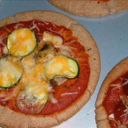 Veggie Pita Pizzas recipe