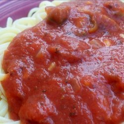 Mikey's Favorite Meatless  paghetti  Sauce recipe