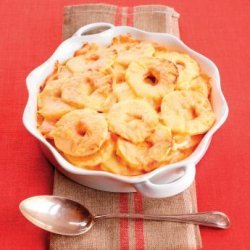Sweet Potato and Ontario Apple Gratin recipe