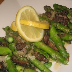 Asparagus With Morels recipe