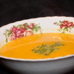 Pumpkin and Salami Soup (Kürbissuppe Mit Salami) recipe