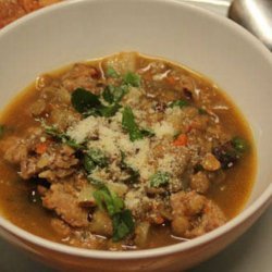 Lentil and Sausage Soup recipe