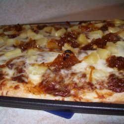 Pulled Pork and Pineapple Pizza recipe