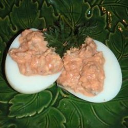 Sardine Stuffed Eggs (Huevos Picantes) recipe