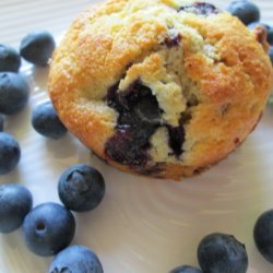 Blueberry Pecan Corn Muffins recipe