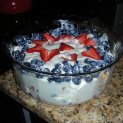 Patriotic Berry Trifle recipe