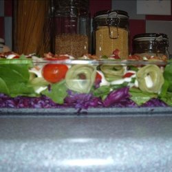 Spinach & Tortellini Layered Salad recipe