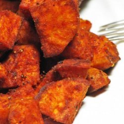 Baked Kumera (Sweet Potato) With Sweet Smoked Paprika recipe