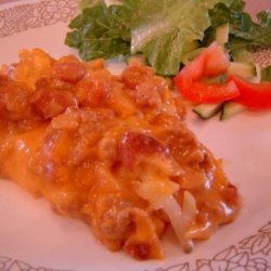 Beef and Bean Ranch Bake recipe