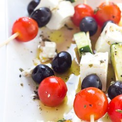 Greek Salad Skewers recipe