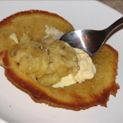 Caramelized Bananas in Pine Nut Cookie Bowls recipe