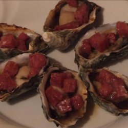 BBQ Salami Oysters recipe