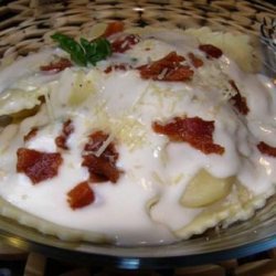 Ravioli Carbonara recipe