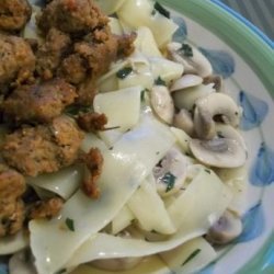 Pappardelle With Mushroom Sauce recipe
