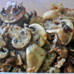 Asian Spice-Rubbed Pork Chops W/ Wild Mushroom-Soy Vinaigrette recipe