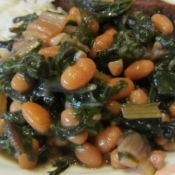 Shell Beans and Potato Ragout With Swiss Chard recipe
