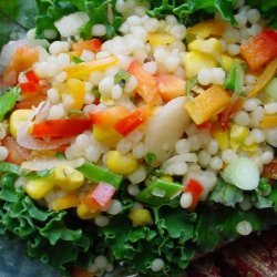 Israeli Couscous and Corn Salad recipe