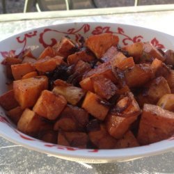 Carmelized Roasted Sweet Potatoes recipe