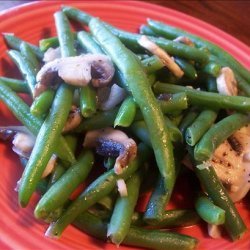 Sautéed Green Beans With Mushrooms and Onion recipe