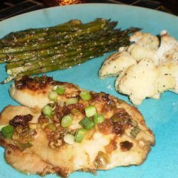 Baked Sole and Roasted Asparagus With Sesame recipe