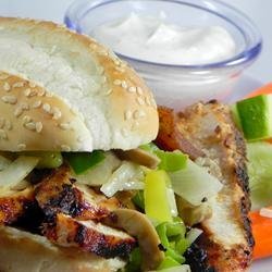 Chicken Sandwiches with Zang recipe