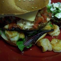 Portobello Mushroom Burger With Bruschetta Topping recipe