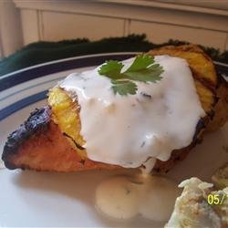 Coconut-Lime Chicken with Grilled Pineapple recipe