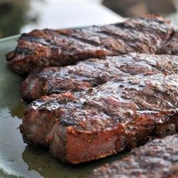 Barbequed Steak recipe