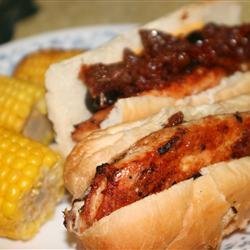 Grilled Chicken and Sun-Dried Tomato Subs recipe