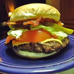 Juicy Deer and Bacon Burgers recipe