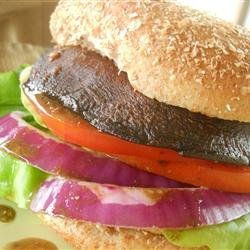 Savory Portobello Mushroom Burgers recipe