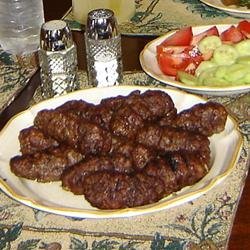 Romanian Grilled Minced Meat Rolls recipe