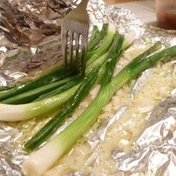 Steam-Grilled Green Onions recipe