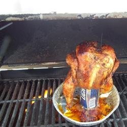 Clay's Grilled Beer Can Chicken recipe