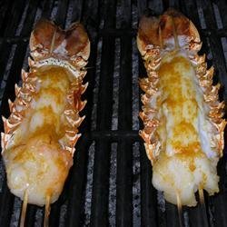 Orange-Scented Grilled Lobster Tails recipe