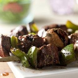 Savory Grilled Beef Kabobs recipe