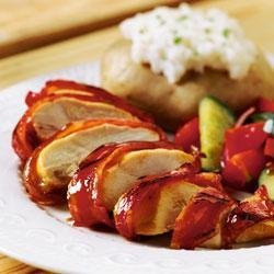 BBQ Bacon-Wrapped Chicken recipe