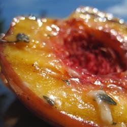 Quick Savory Grilled Peaches recipe