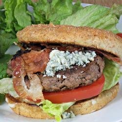 Bacon and Blue Cheese Burgers recipe