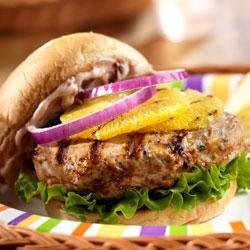 Zesty Turkey Burgers from Campbell's Kitchen recipe
