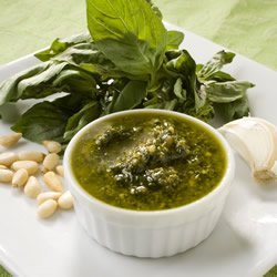 Simple Garlic and Basil Pesto recipe