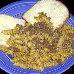 Beefy Cheesy Pasta recipe