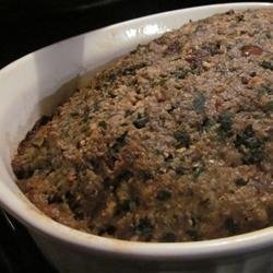 Simply Divine Meat Loaf with Spinach recipe