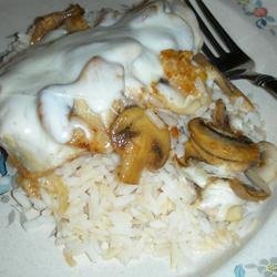 Mozzarella Mushroom Chicken recipe