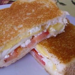 Greek Grilled Cheese recipe